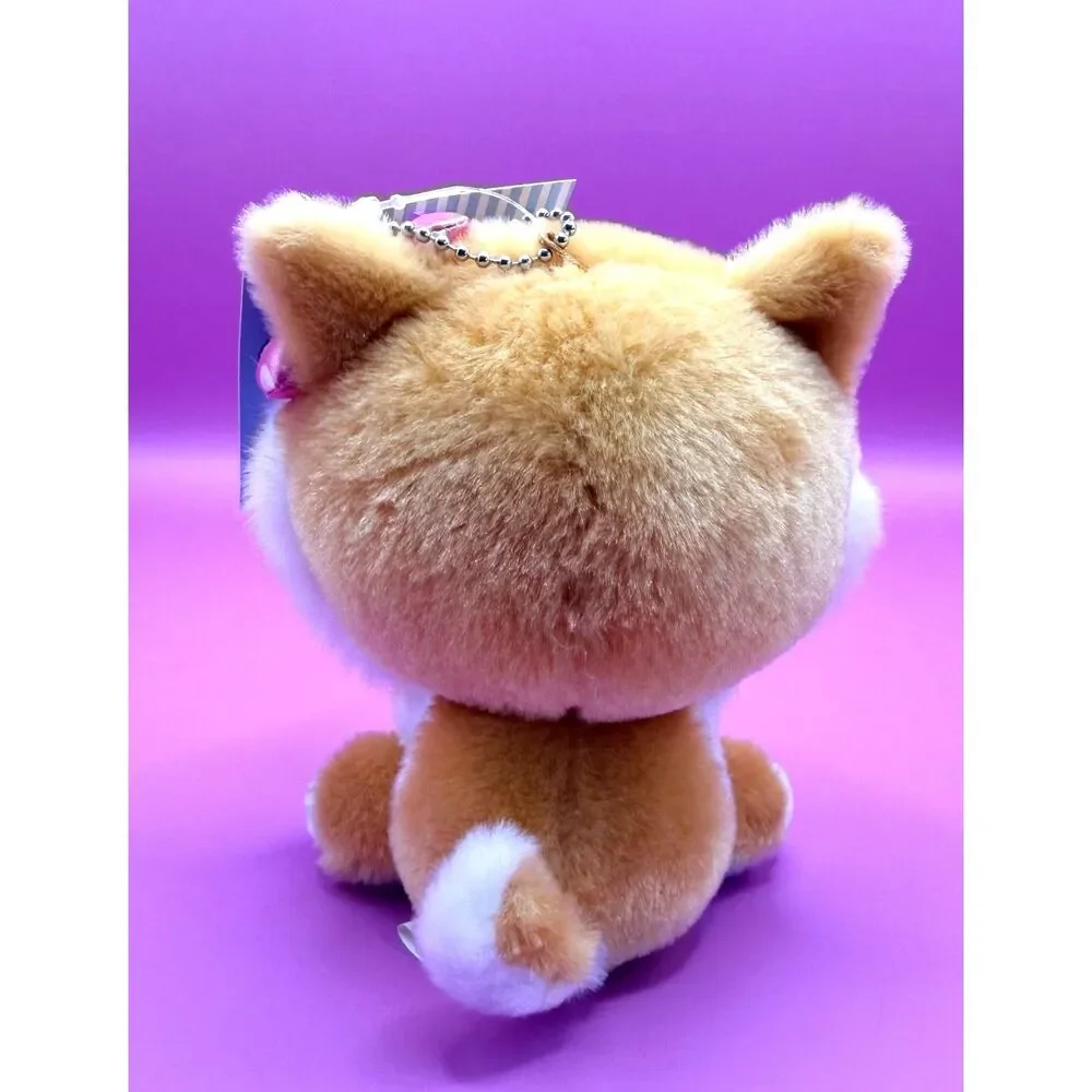 Hello Kitty Shiba Inu Mascot Keychain Plush